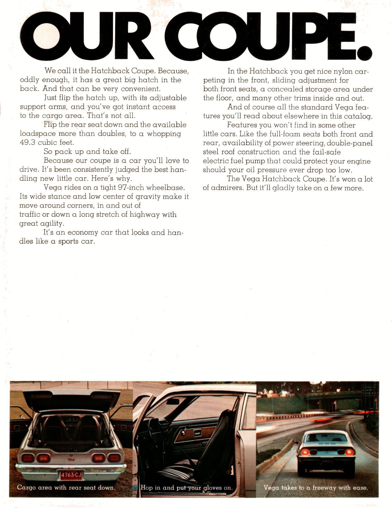 1972 Chevrolet Vega Brochure Page 7